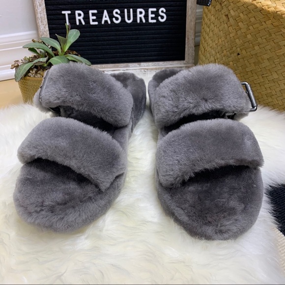 NEW UGG - Fuzz Yeah Slide Sandal 10 - Picture 5 of 13